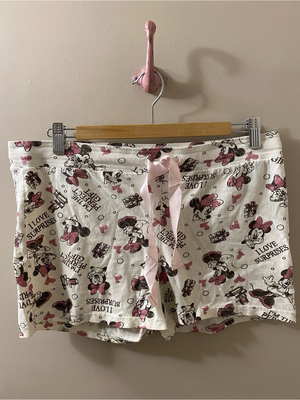 Y2K Disney Couture Minnie Mouse PJ Shorts